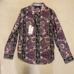 Robert Graham Slim Fit Purple Paisley
